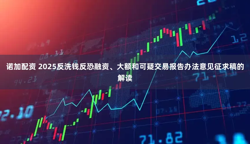 诺加配资 2025反洗钱反恐融资、大额和可疑交易报告办法意见征求稿的解读
