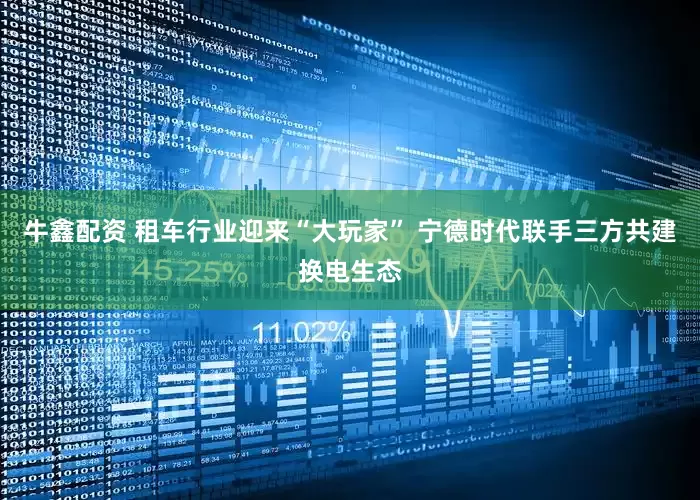 牛鑫配资 租车行业迎来“大玩家” 宁德时代联手三方共建换电生态