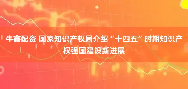 牛鑫配资 国家知识产权局介绍“十四五”时期知识产权强国建设新进展